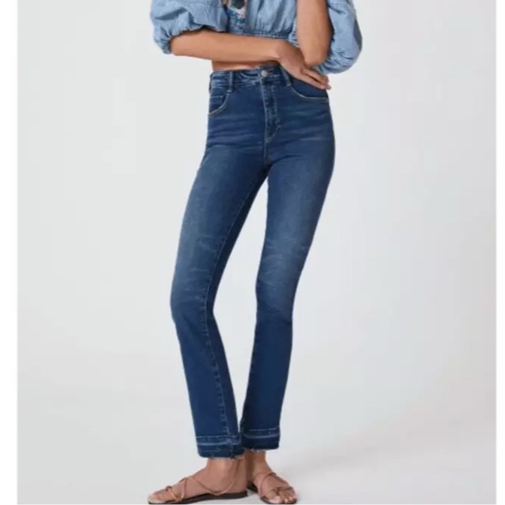 Anthropologie Pilcro High-Rise Cigarette Jean Dark Wash Size 25